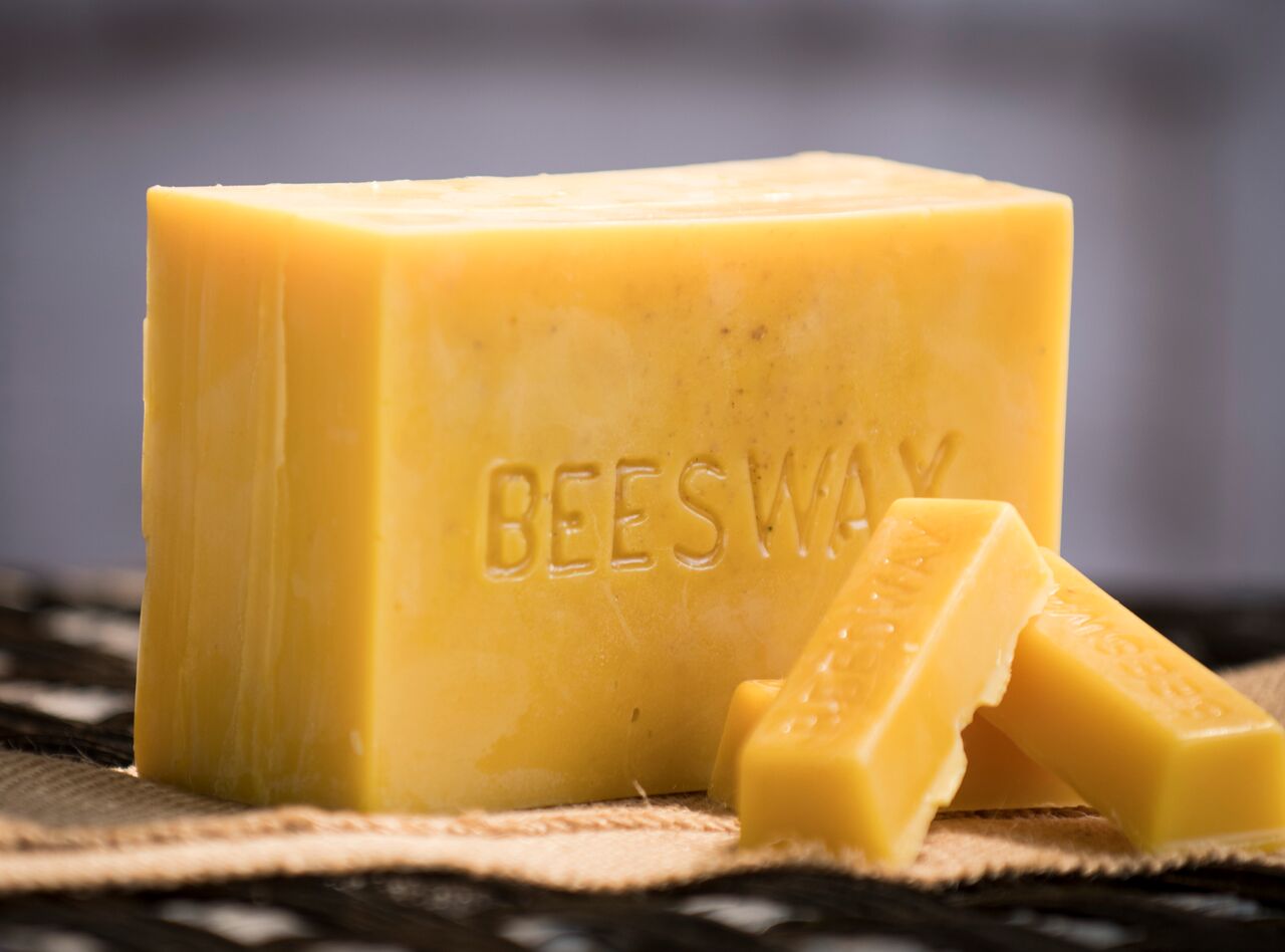 Beeswax Bar -1lb - The Beekeeper's Daughter, Plains, PA